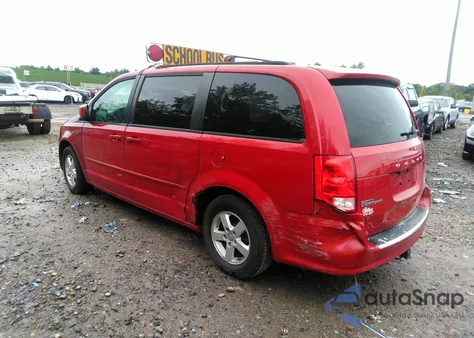 2012 Dodge Grand Caravan Sxt из США, поврежденный, VIN 2C4RDGCGXCR210970